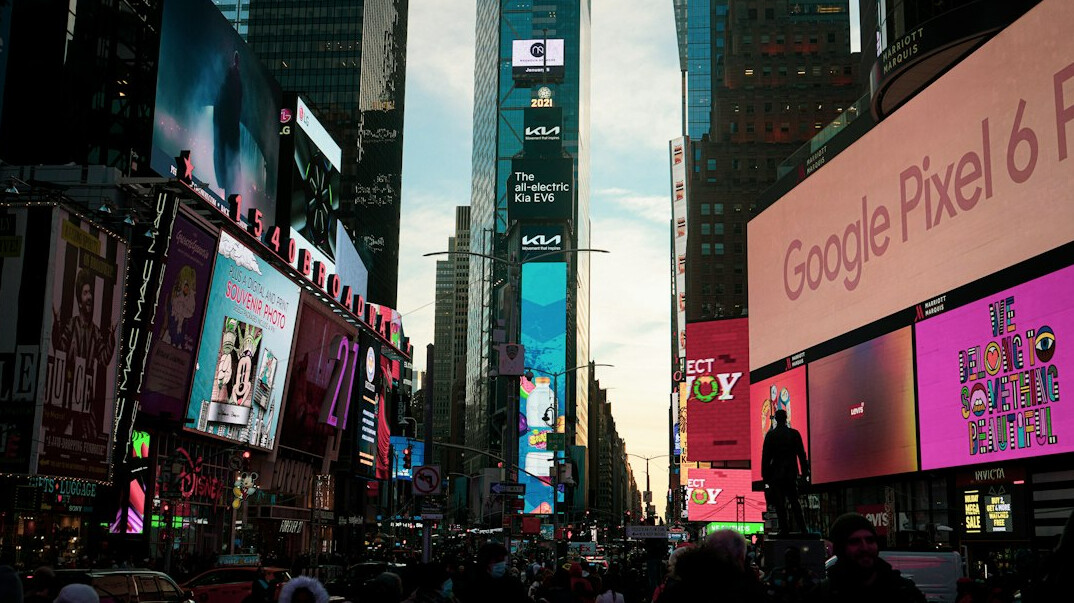 Analytics dashboard showing advertising campaign charts